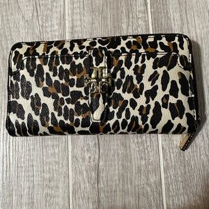 Tory Burch Ocelot Leopard Print Wallet